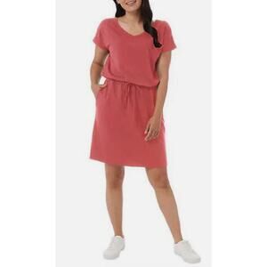 32 Degrees Cool Ladies' Soft Lux Activewear Dress Coral Garnet Rose Size XXL